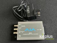 AJA ADA4 4-Channel Bi-Directional Audio A/D & D/A Converter with XLR Breakout Cable