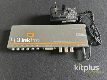 Blackmagic Design HDLink Pro SDI to DVI Converter, 3Gb/s, 6-Channel Audio, Power Supply