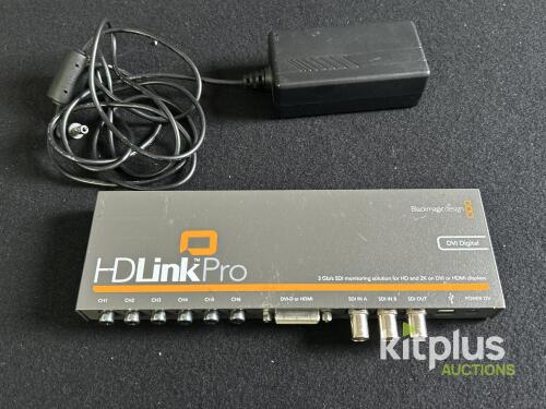 Blackmagic Design HDLink Pro SDI to DVI/HDMI Converter, 3G-SDI, 2K/HD, 6-Channel Audio, SN586087