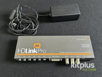 Blackmagic Design HDLink Pro SDI to DVI/HDMI Converter, 3G-SDI, 2K/HD, 6-Channel Audio, SN586087