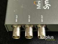 Blackmagic Design Mini Converter Sync Generator, 6 BNC Outputs, 12V, Power Supply, S/N 326991 - 5