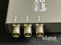 Blackmagic Design Mini Converter Sync Generator with 6 BNC Outputs and 12V Power Supply - 4