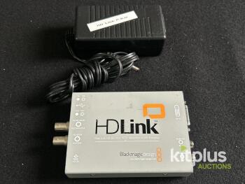 Blackmagic Design HDLink HD-SDI to DVI-D Converter, Dual Link, PSU, Audio Out, SN: A5048
