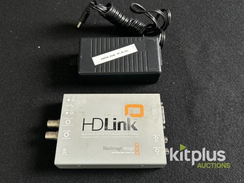 Blackmagic Design HDLink Dual Link HD-SDI to DVI-D Converter with Power Supply