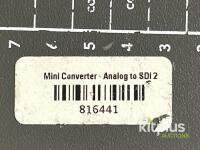 Blackmagic Design Mini Converter Analog to SDI, Model CONVMAAS2, Serial No. 816441 - 2