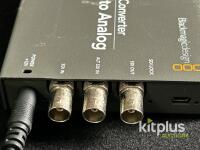 Blackmagic Design Mini Converter SDI to Analog, Serial 430353, Power Adapter, SDI/BNC, Audio - 5