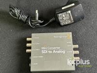 Blackmagic Mini Converter SDI to Analog, 3G/HD/SD-SDI, with Power Adapter, Serial 676292