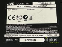 JVC DT-R24L41D 24" Multi-Format LCD Monitor, 1920x1200 Resolution, HD/SD SDI Inputs - 4