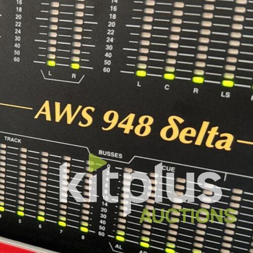 SSL AWS 948 Delta 48-Channel Hybrid Analog Console with DAW Control and Meter Bridge, SN AWS0484
