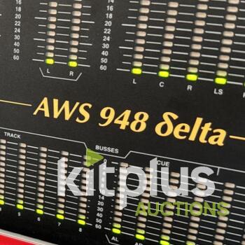 SSL AWS 948 Delta 48-Channel Hybrid Analog Console with DAW Control and Meter Bridge, SN AWS0484
