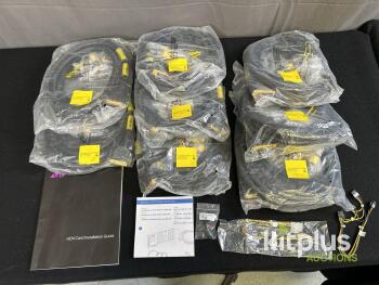 Avid Snake AES/EBU I/O Cable Kit 7070-03150-01 with Mac Pro Power and TDM3 PCIe Cables, Guides