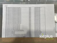 LARGE bundle of Probel, Axon, Everts, Reidel, cards - 46