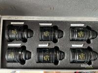 Cooke Mini S4's 6 lens set (18 mm, 25mm, 32mm, 50mm, 75mm, 100mm)
