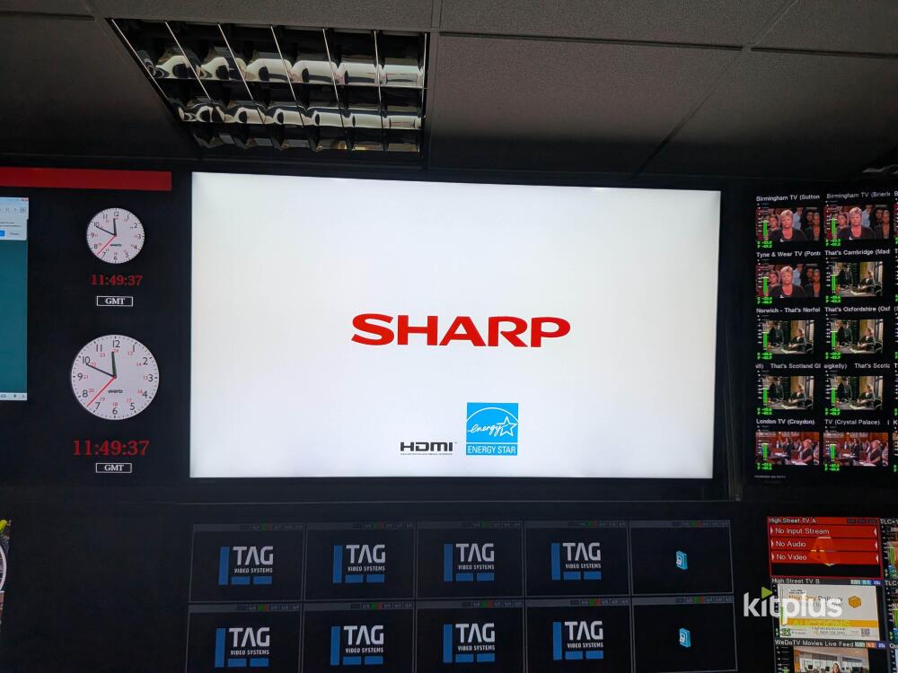 Sharp PN-E603 60-inch Professional LCD Monitor, 1080p Full HD, 450 cd ...