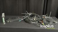FieldCast 206A0129 2Core SM Fiber Patch Cable System, 4 Panels, 5.5m, Chassis Connector