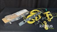 FieldCast 206A0129 2Core SM Fiber Patch Cable System, 4 Panels, 5.5m, Chassis Connector - 10