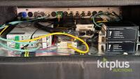 HD-SDI Fiber Camera Control Link System (Truck & Camera End), 4x XLR, Ethernet, Soft Case - 7