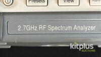 TTi PSA2702 Handheld RF Spectrum Analyzer, 2.7GHz, 4.3" TFT Color LCD, Serial 396437 - 5