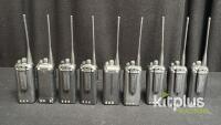 Kenwood TK-2402/3402 Handheld Two-Way Radios, 16 Channel, UHF, w/ Antenna, Batteries, Belt Clips Lot of 8 - 2