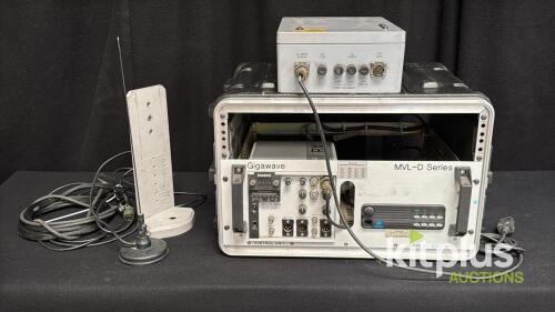 Gigawave MVL-D Series 2 GHz microwave link system, used for live outside broadcast transmission