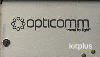 Opticomm OT-DTCR-1 Optiva System, Desktop 1 Slot Enclosure with a Universal 110/220V Power Supply (PS-9012) - 9