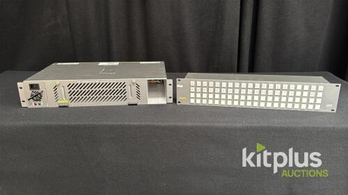 Evertz EQT-3232-H 3G/HD/SD-SDI 32x32 Video Router with CP-6401E Control Panel