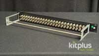 Redco 48-Point 1U Rackmount Patchbay, 1/4" TRS Front & BNC Rear Connectors, Steel Chassis - 2