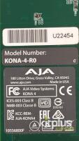 AJA Kona 4 4-channel video and audio desktop I/O card including Optional K3G-Box<br/>PCIe 4K/UHD SDI Video Capture Card with Breakout Box & Full Cable Set, SN U22454 - 2