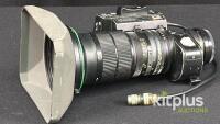 Canon J8x6B4 IRS SX12 2/3" B4 ENG Broadcast Zoom Lens 8x 6-48mm IF w/ Servo & Hood