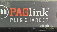 PAGlink PL96T V-Mount Batteries [Qty 8] & PL16 Chargers [Qty 5] &ndash; 96Wh Li-Ion, 14.8V, 6.5Ah - 2