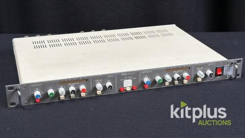 Calrec RQD 6400 Twin Stereo Compressor Limiter | 2-Channel 1U Rackmount | DI-2888/211