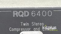 Calrec RQD 6400 Twin Stereo Compressor Limiter | 2-Channel 1U Rackmount | DI-2888/211 - 5