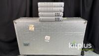 Euphonix Max Air Digital Mixing Console with MA703, AM713, ML530, MC524 and Flight Case. 3 panels