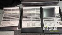 Euphonix Max Air Digital Mixing Console with MA703, AM713, ML530, MC524 and Flight Case. 3 panels - 8