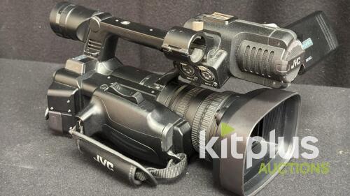 JVC GY-HM650E ProHD Camcorder, 23x Zoom, Dual SDXC Slots, XLR, Full HD, Serial 167M0062