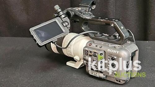 Sony FX6 Full-Frame Cinema Camera w/ FE 70-200mm f/2.8 GM OSS II Lens, 196h, S/N 4010071