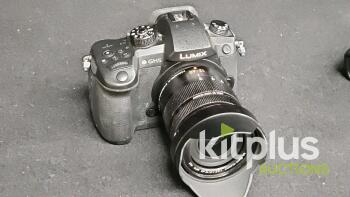 Panasonic Lumix GH5 Mirrorless Camera Kit, Leica 12-60mm Lens, DMW-XLR1, Boxed, SN WH9FF002356
