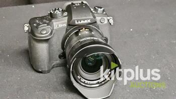 Panasonic Lumix GH5 20.3MP 4K Mirrorless Camera, Leica 12-60mm Lens, XLR Adapter, Serial WH7LC003652