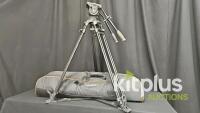 E-Image 7100H Fluid Head with GA101 Tripod Legs, 100mm Bowl, 33.1 lb Capacity