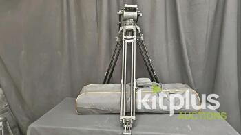 E-Image 7100H Fluid Head with Aluminum Tripod, 33.1 lbs Load Capacity.