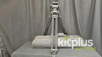E-Image 7100H Fluid Head with Aluminum Tripod, 33.1 lbs Load Capacity.