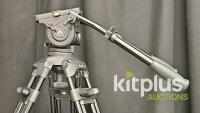 E-Image 7100H Fluid Head with AT7602A Tripod, 33.1 lb Max Load, - 5