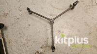 E-Image EI-7004 Tripod Dolly, 132 lb Capacity, 4" Rubber Wheels, 37" Base Diameter - 4