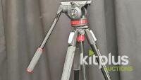 Manfrotto MVH502AH Video Head with Tripod, 22 lb Capacity, 360&deg; Pan, -80&deg; to +90&deg; Tilt - 5