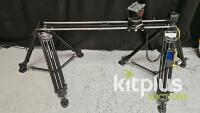 Rhino EVO 42" Motorised Slider w/ Motion Controller, Manfrotto MVH500AH Head, 2 Tripods - 2