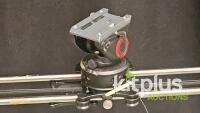 Rhino EVO 42" Motorised Slider w/ Motion Controller, Manfrotto MVH500AH Head, 2 Tripods - 6