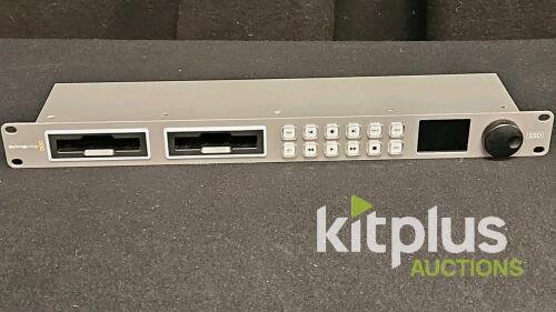 Blackmagic HyperDeck Studio SSD Video Recorder, Dual SSD Slots, SDI/HDMI I/O, Rackmount, SN:1463121