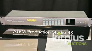 Blackmagic Design ATEM Production Studio 4K, 8-Input Ultra HD Video Switcher, Serial No. 2107084