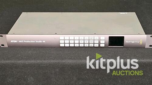 Blackmagic Design ATEM 1 M/E Production Studio 4K, 10 SDI Inputs, Ultra HD 4K