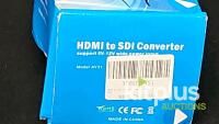 AY31 HDMI to SDI Converter, Supports 3G-SDI/HD-SDI/SD-SDI, 1080p, Power Adapter Included - 2